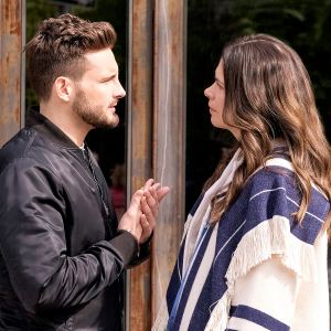 Nico Tortorella and Sutton Foster on Younger