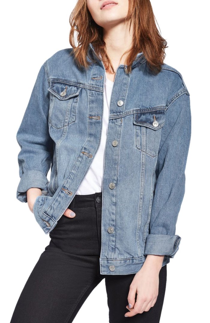Pull Off a Stylish Denim Look With This Oversized Jean Jacket | Us Weekly