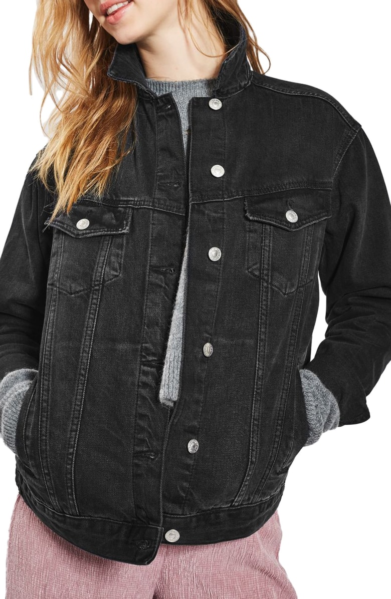 Pull Off a Stylish Denim Look With This Oversized Jean Jacket