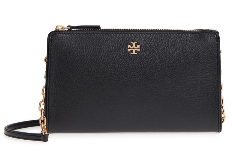 Tory Burch Marsden Leather Wallet Crossbody Bag