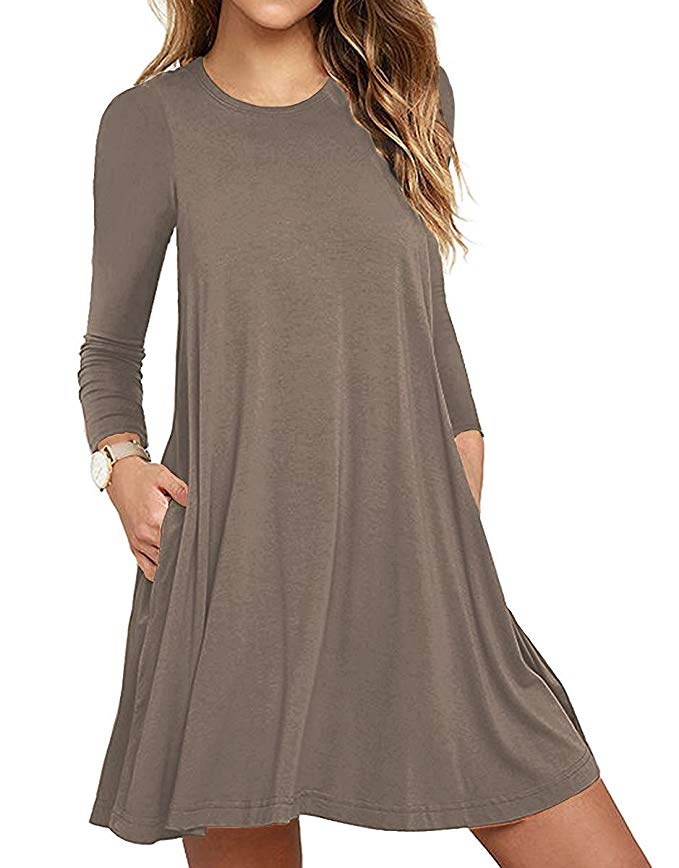 This Top Selling T Shirt  Dress  Is Under 20 on Amazon 