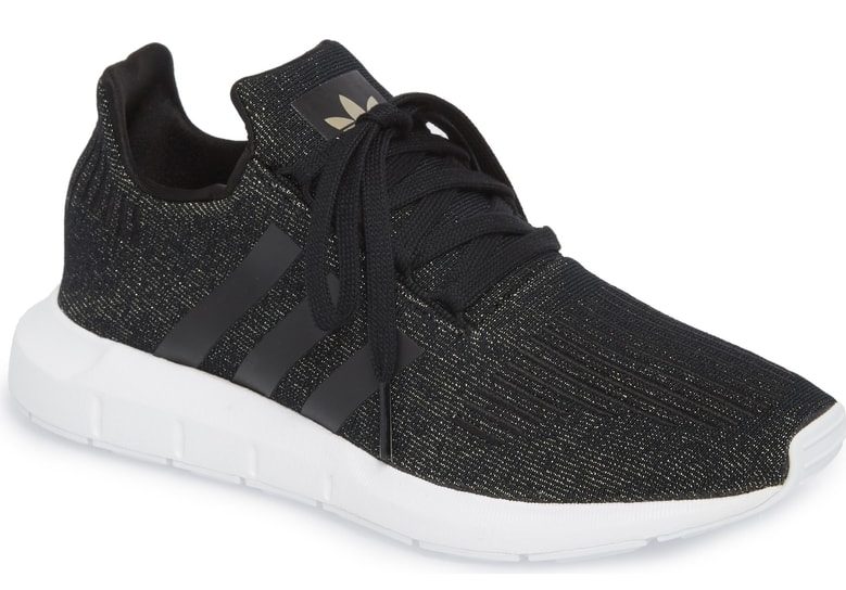 black adidas sneaker
