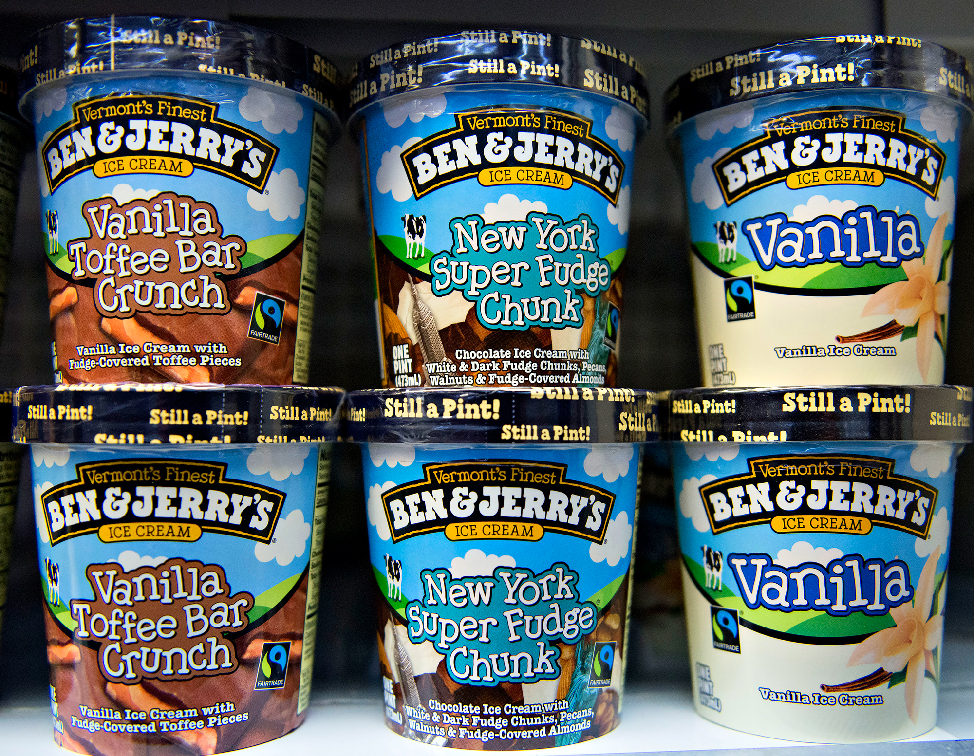 Ben & Jerry's brand ice cream