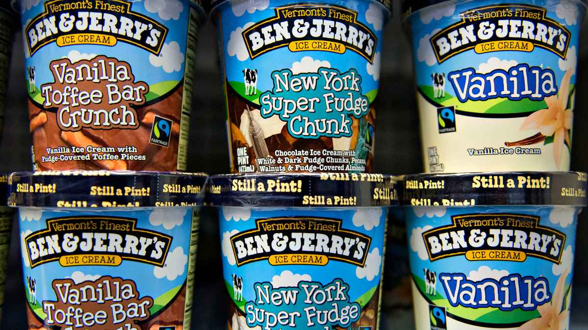 Ben & Jerry's brand ice cream