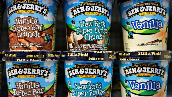 Ben & Jerry's brand ice cream