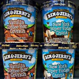 Ben & Jerry's brand ice cream