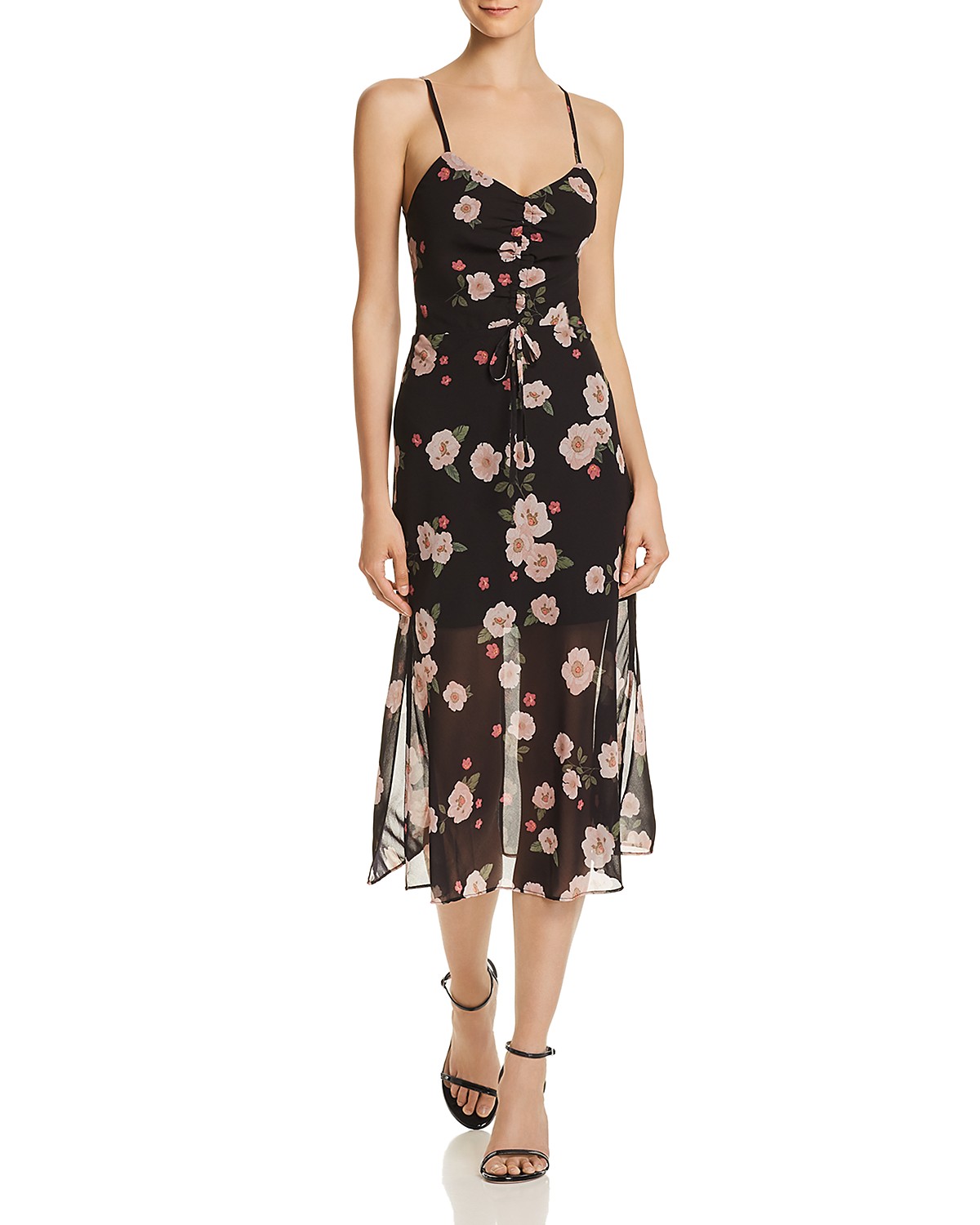 Hailey Baldwin Wears Floral Amen Dress in NYC: Similar Styles