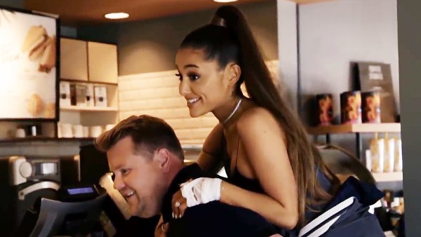 Carpool Karaoke James Corden Ariana Grande Starbucks