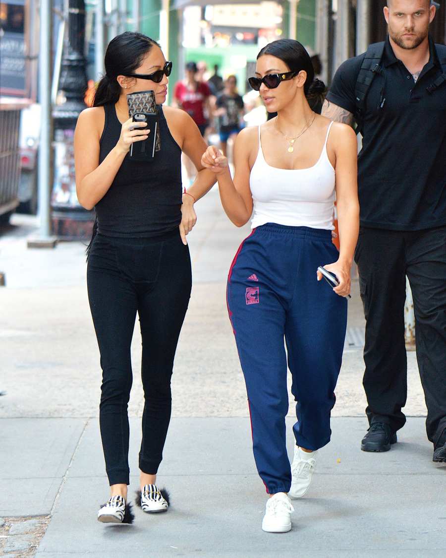 kim kardashian workout athleisure