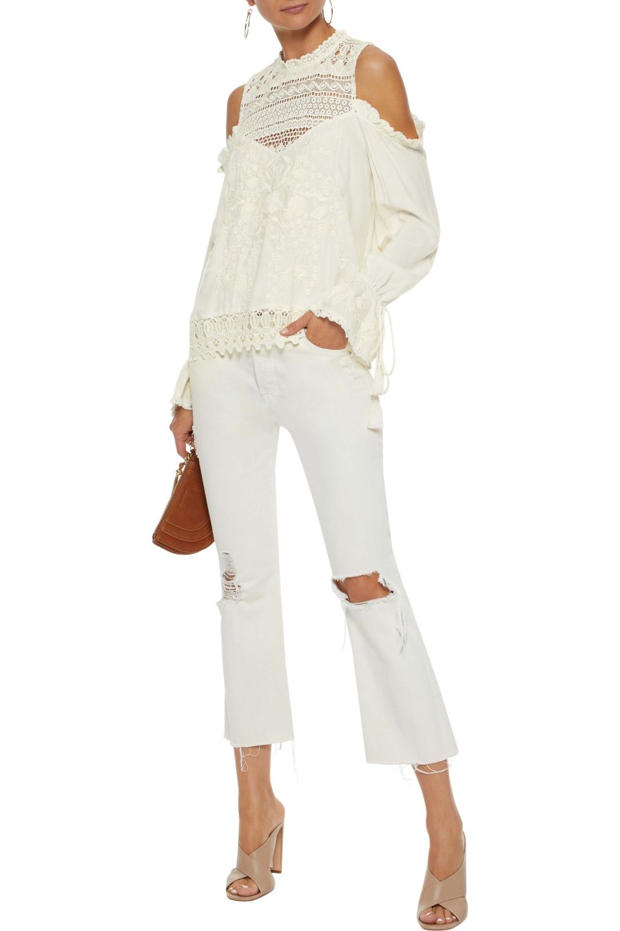 ruffled blouse