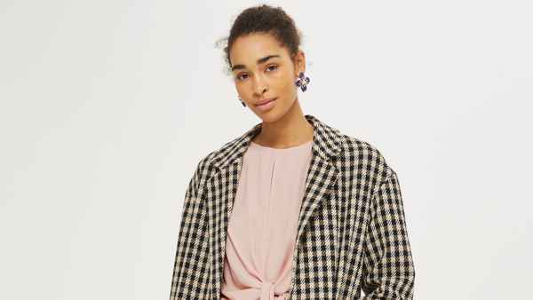 comfy front tie blouse