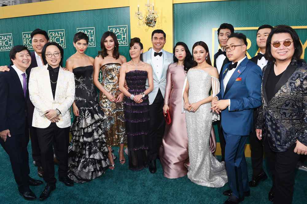 Crazy Rich Asians cast at Warner Bros. Pictures' 'Crazy Rich Asians' Premiere.
