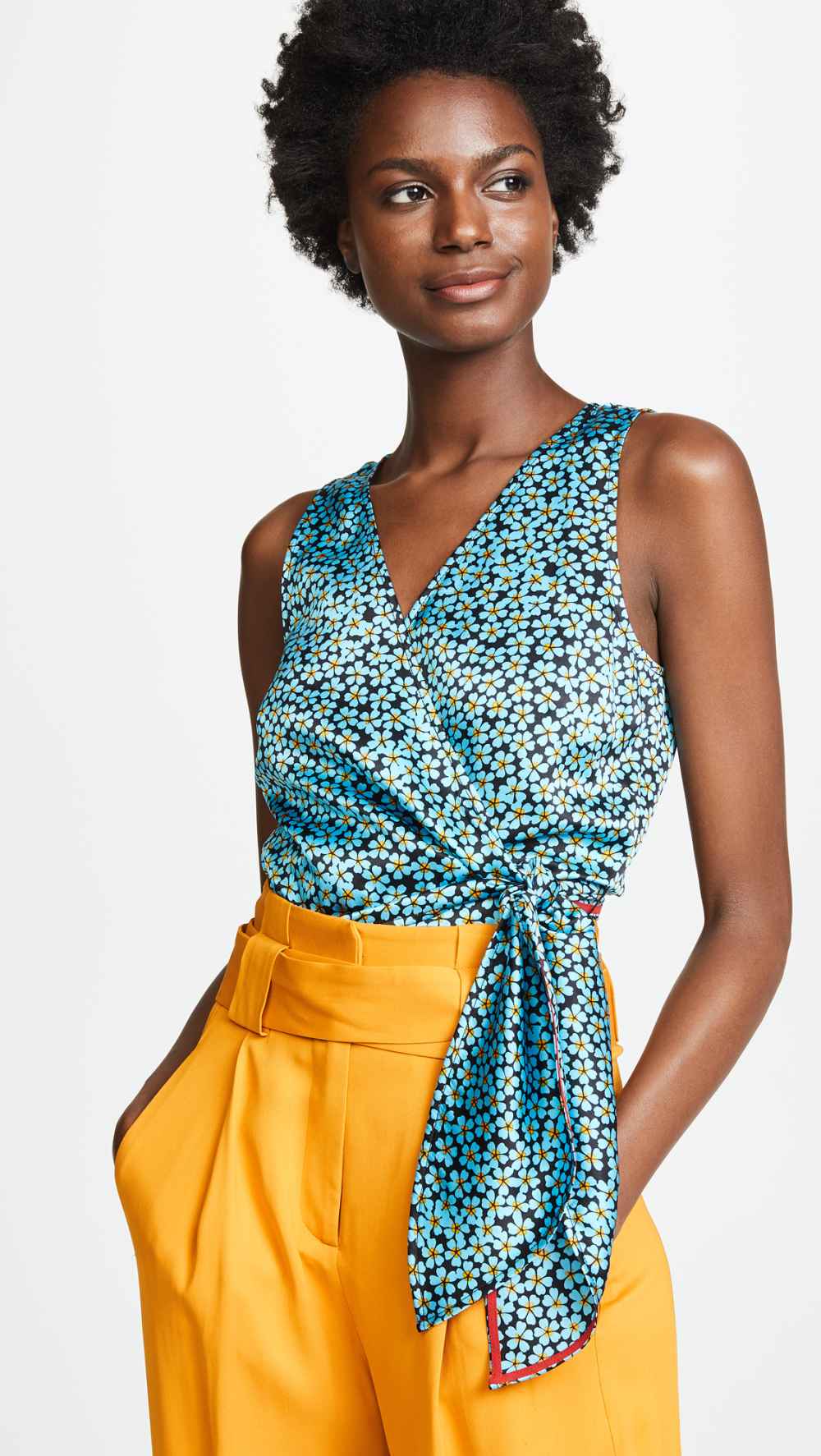 dvf wrap top 