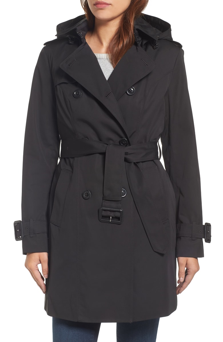 hooded trench coat nordstrom london fog