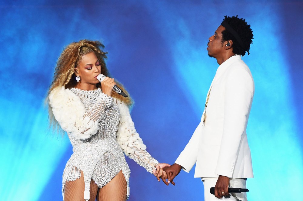 Beyonce, Aretha Franklin, and Jay-Z concert