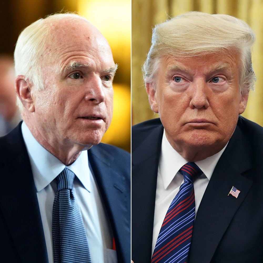 John McCain Takes Aim at Donald Trump in Final Message as White House Flag Flies at Full-Staff