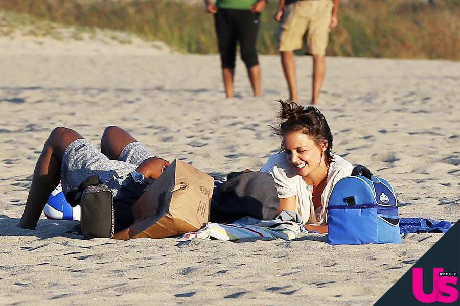 Katie Holmes Jamie Foxx Beach Love