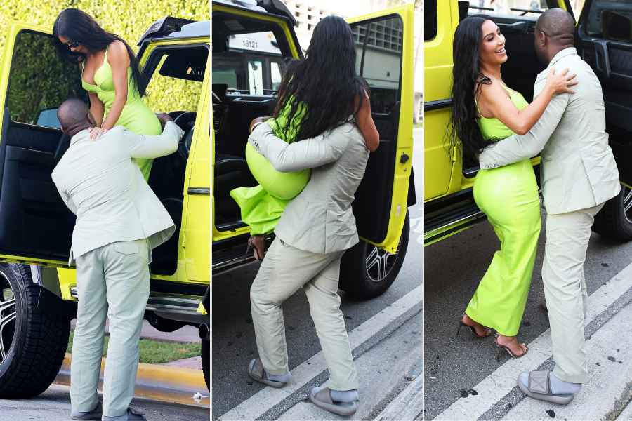 Kim Kardashian Kanye West 2 Chainz Wedding Ice Cream Date PDA