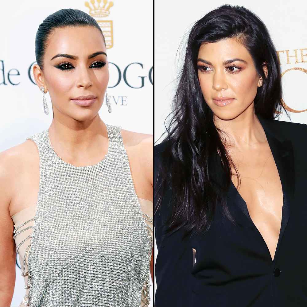 Kim Kardashian Kourtney Kardashian KUWTK Feud