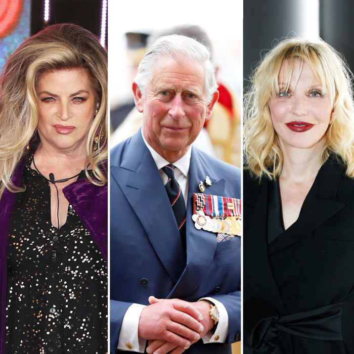 Kirstie Alley, Prince Charles, and Courtney Love