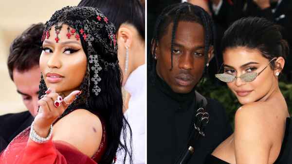 Nicki Minaj, Travis Scott and Kylie Jenner