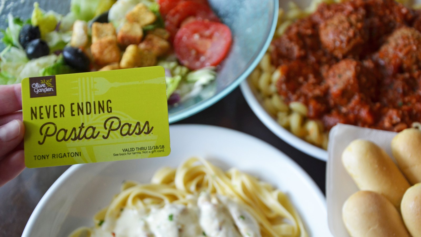 Olive Garden pasta pass
