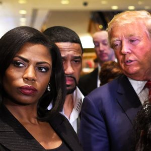 Omarosa Manigault and Donald Trump