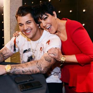 Rob Kardashian and Kris Jenner.