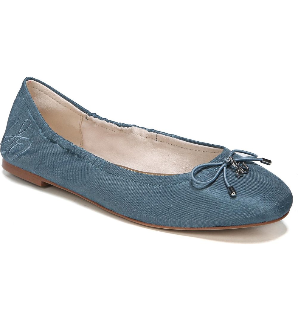 blue sam edelman flat shoes