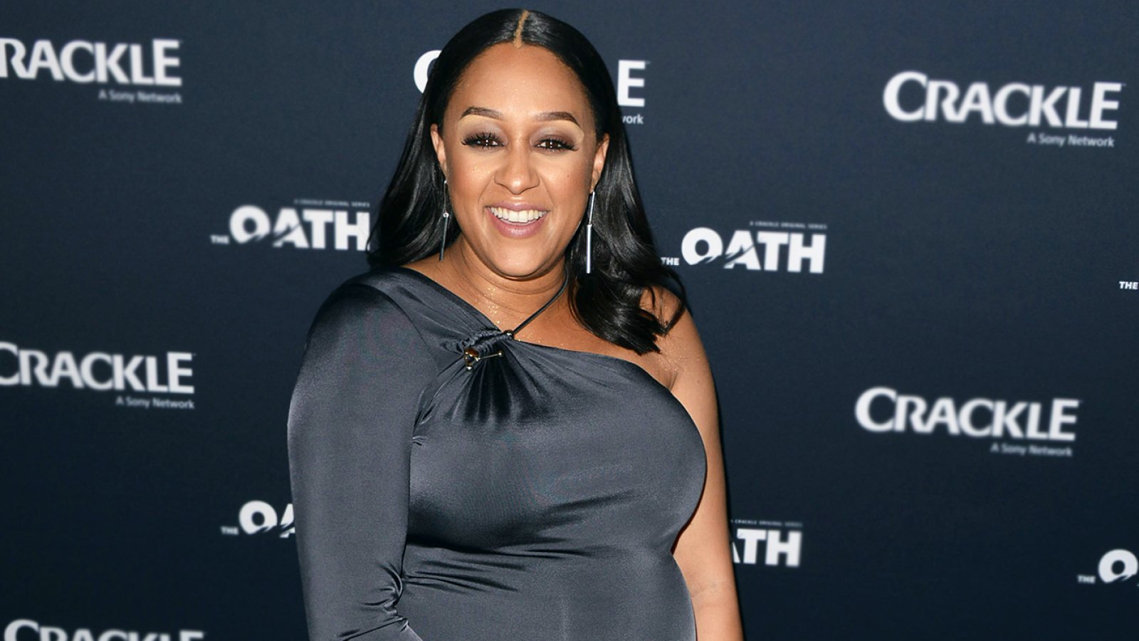 Tia Mowry at The Oath Premiere on March 07, 2018.