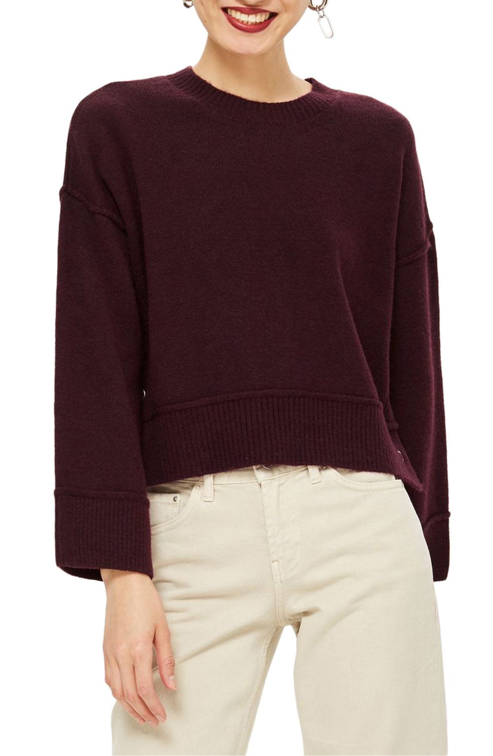 Splurge or Save: Cropped Sweaters to Wear With High-Waisted Pants | Us ...