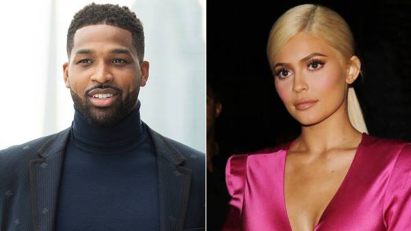 Tristan Thompson and Kylie Jenner.