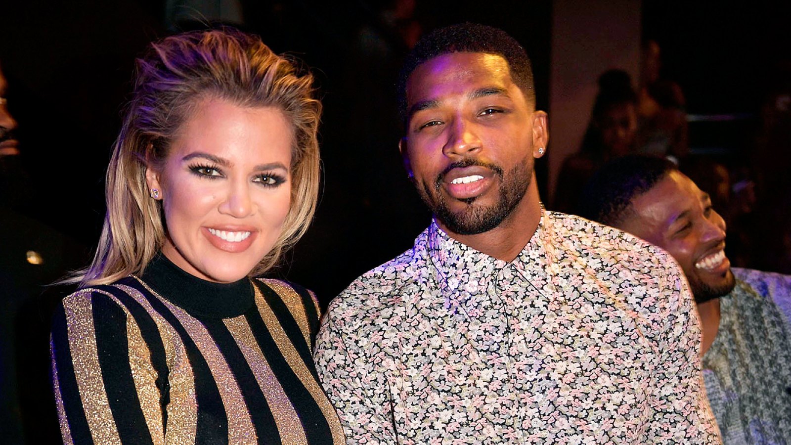 Tristan Thompson and Khloe Kardashian.