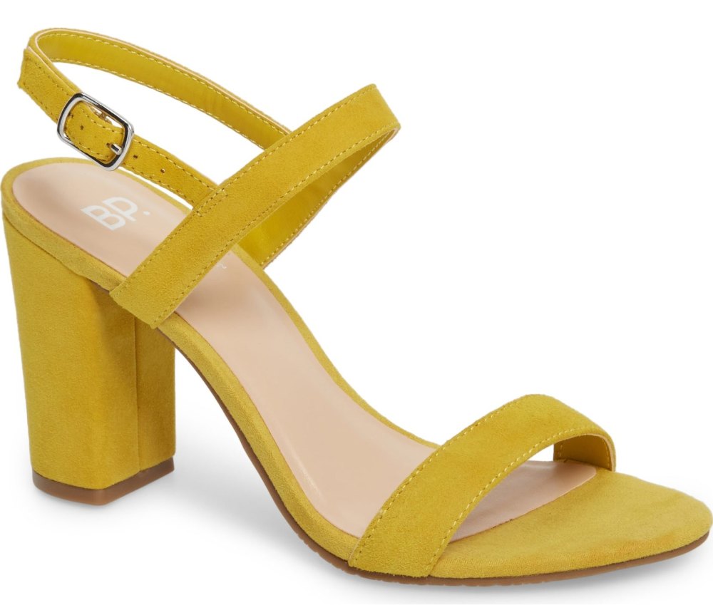 yellow slingback heels nordstrom