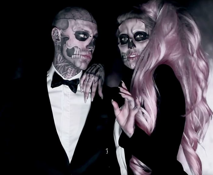 Zombie Boy and Lady Gaga in Born This Way