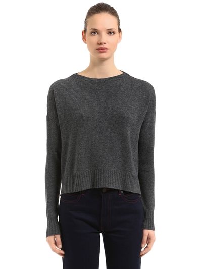 Prada cropped wool and cashmere