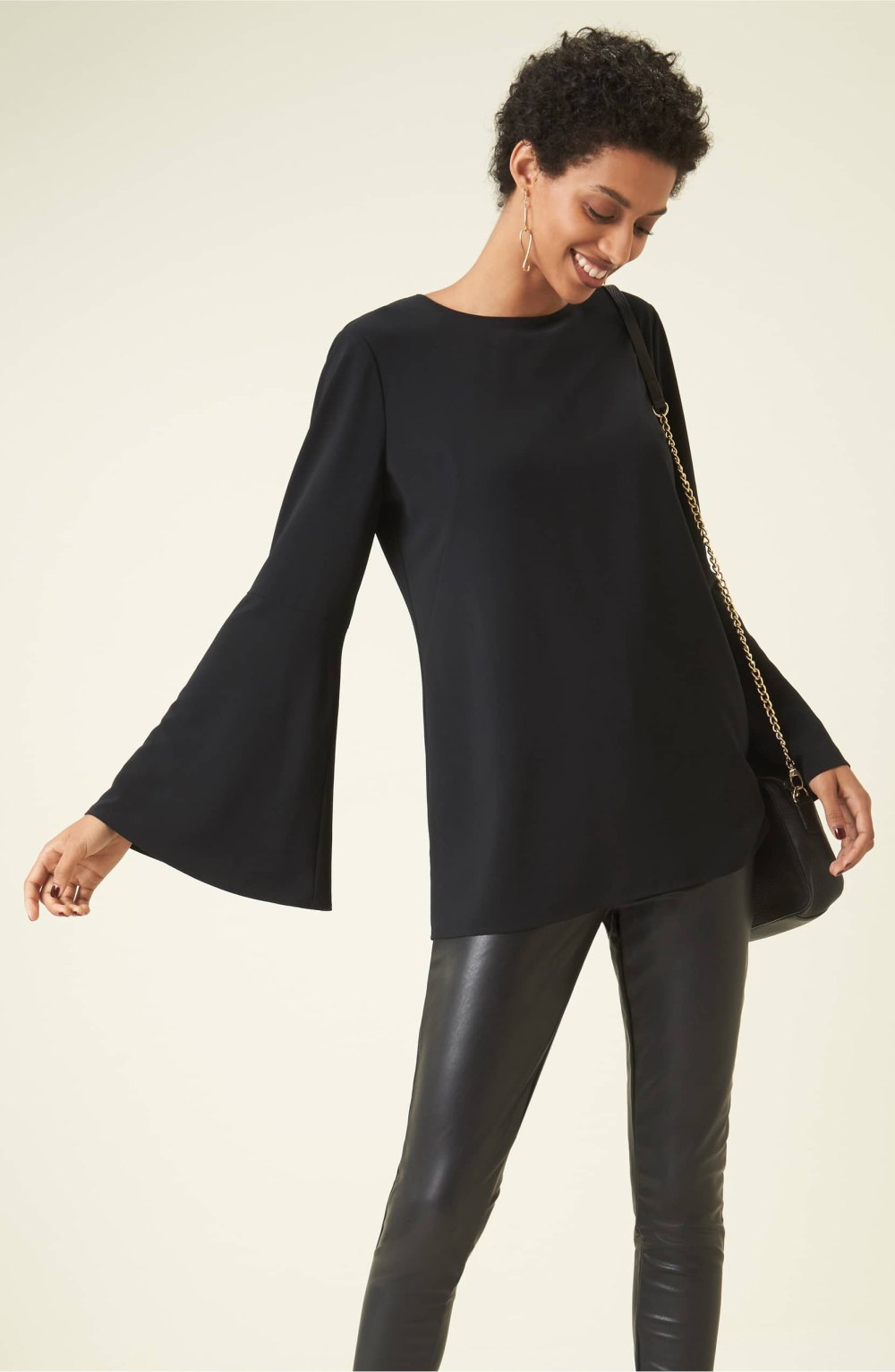 Halogen faux leather leggings