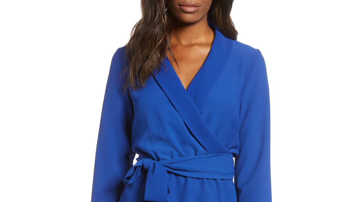 gibson wrap blouse