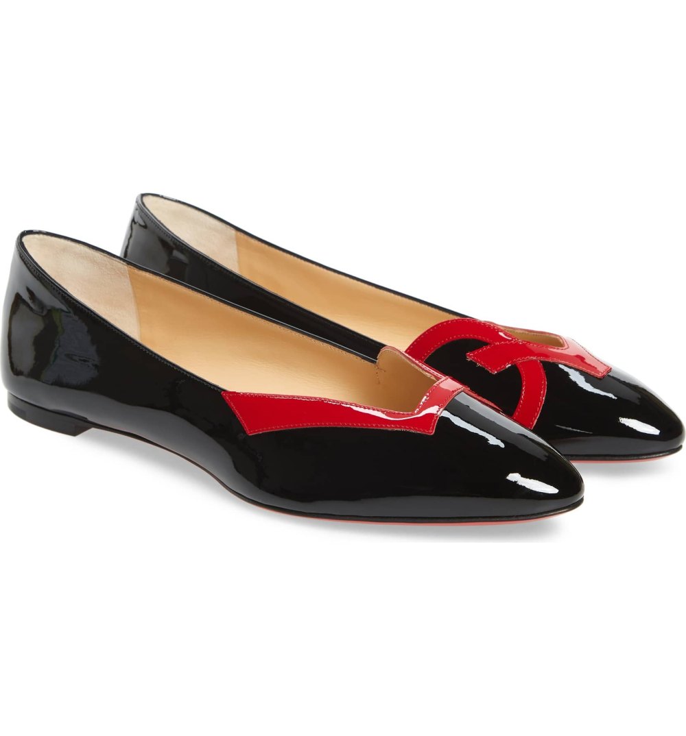 These Christian Louboutin Ballet Flats Have a Romantic Message | Us Weekly