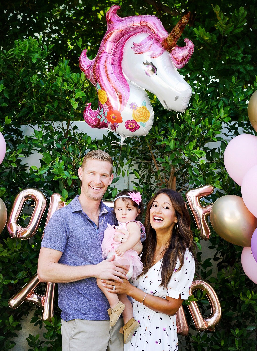 Angelique Cabral Jason Osborn Adelaide First Birthday
