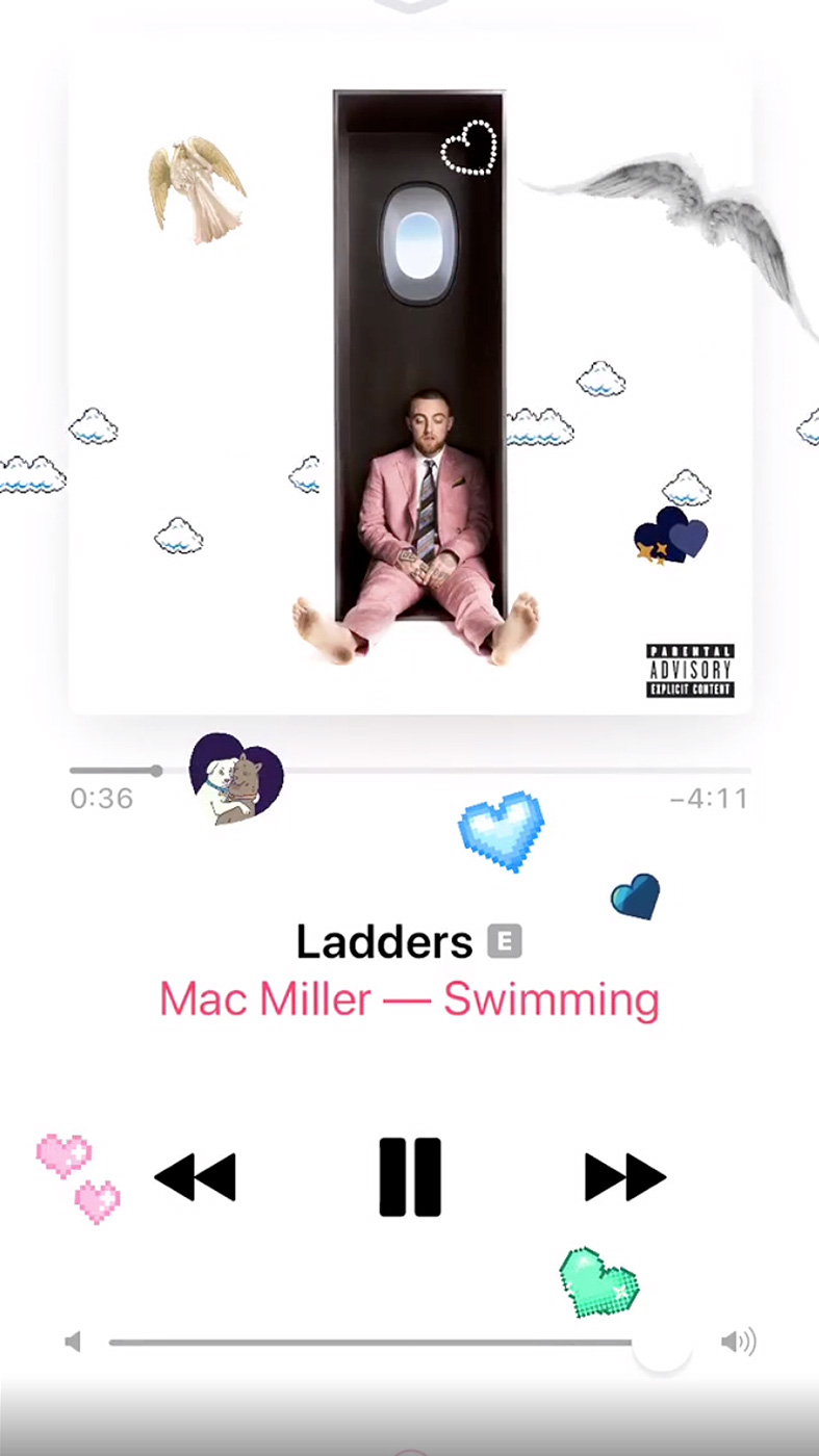 Ariana Grande, Mac Miller, Instagram, Ladders