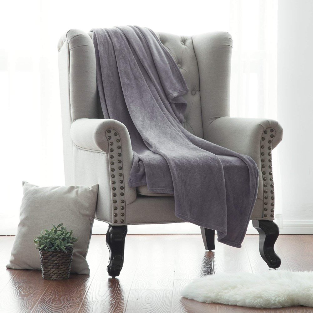Bedsure Flannel Fleece Luxury Blanket