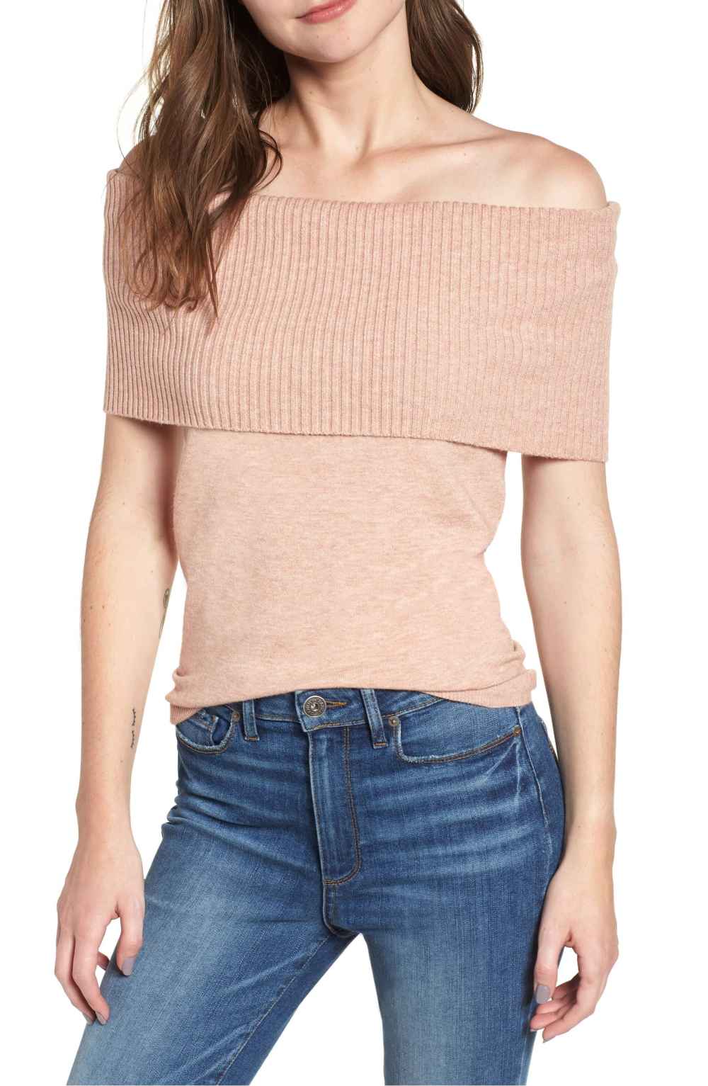 Bishop + Young Off the Shoulder Sweater