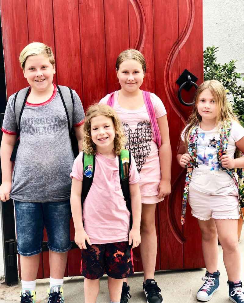 Celebrity Kids Back To School Tori Spelling