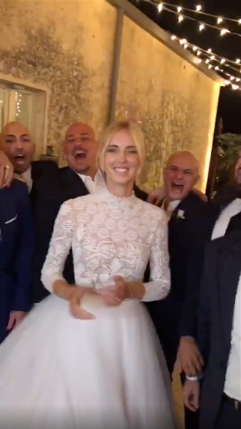 Chiara Ferragni, Fedez, Married, Wedding, Dress 1