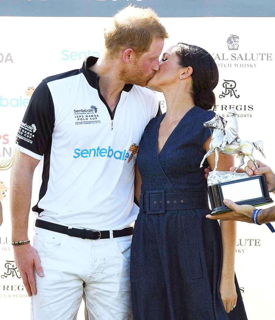 Duchess Meghan First 100 Days As A Royal Prince Harry Polo Cup Kiss