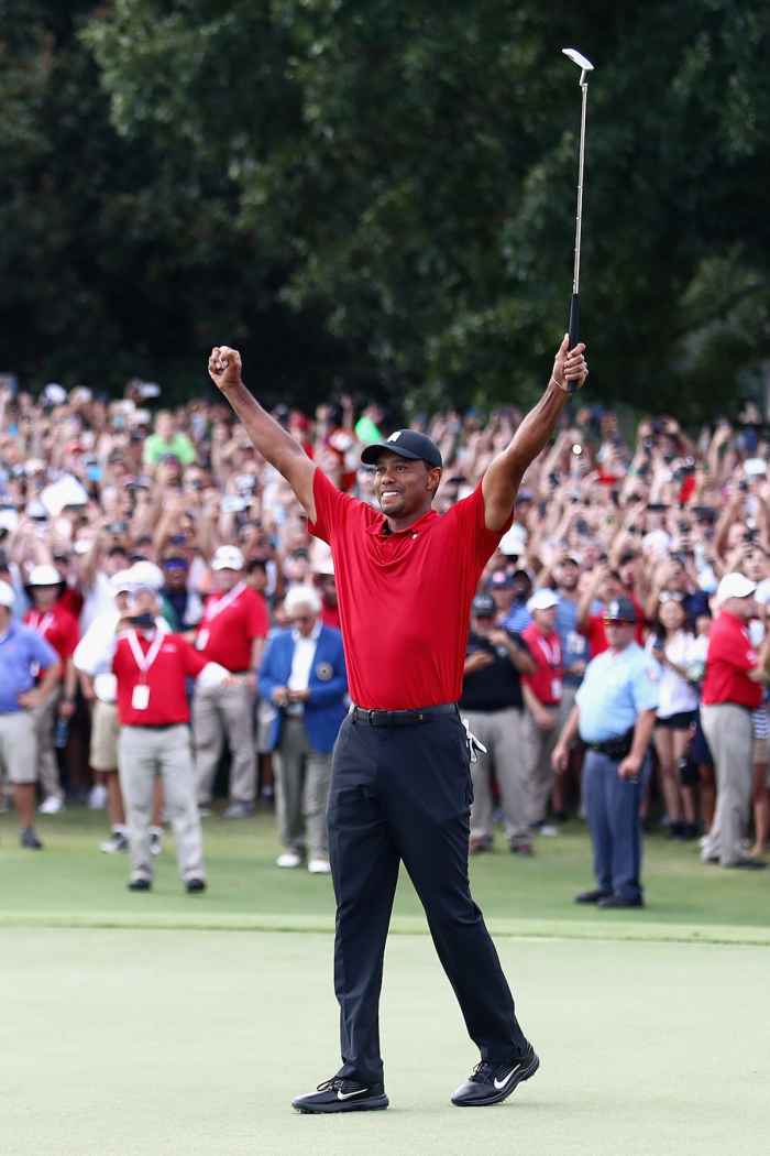 Tiger Woods wins first golf tournament in five years