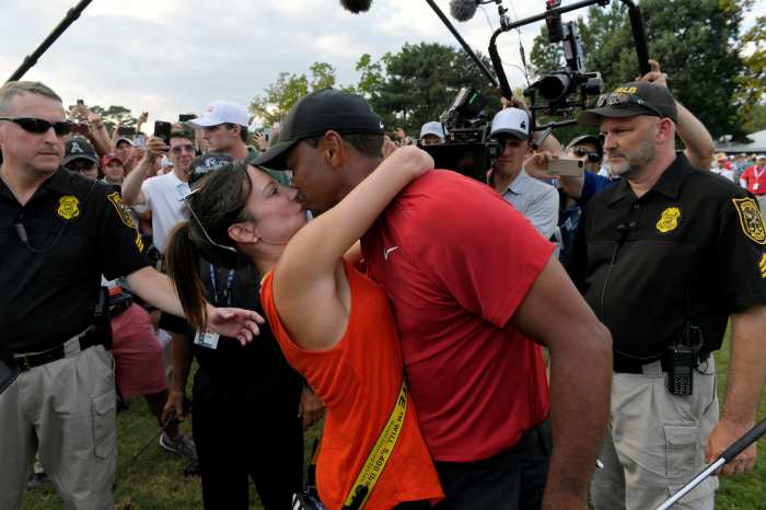 Tiger Woods and girlfriend Erica Herman