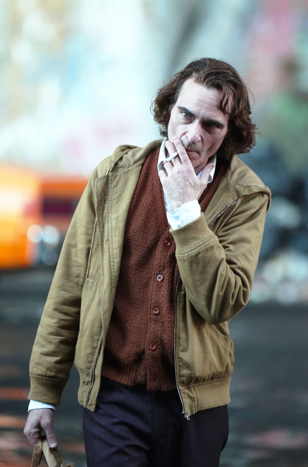 Joaquin Phoenix Transforms Into The Joker in First Footage With Creepy Makeup