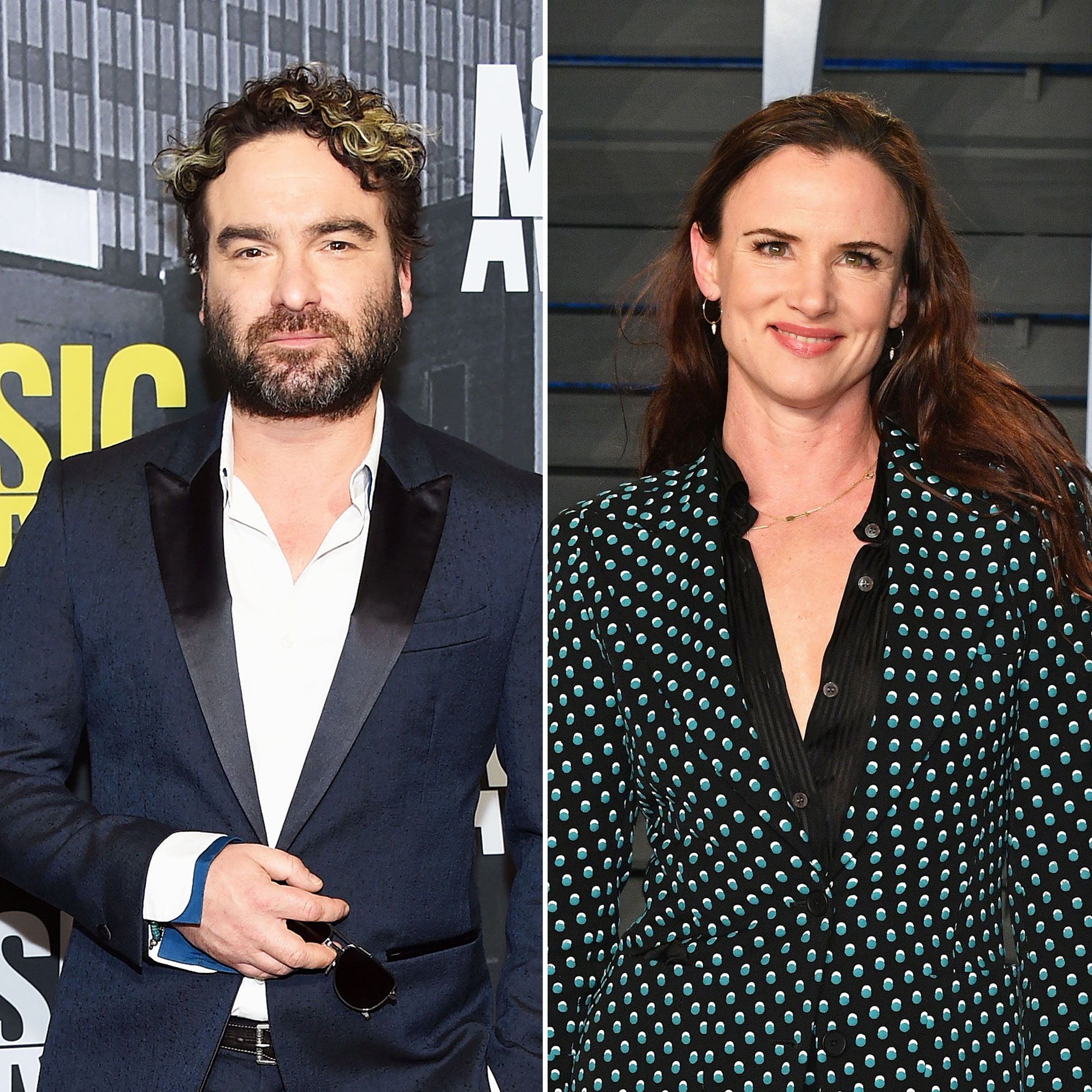 Johnny Galecki and Juliette Lewis